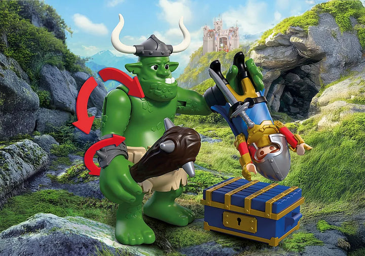 Troll with Lion Knight Treasure
