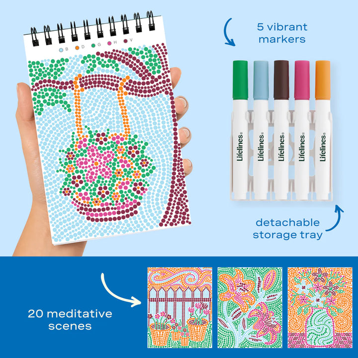 FlowArt® Mini Dot-by-Letter Pretty Petals