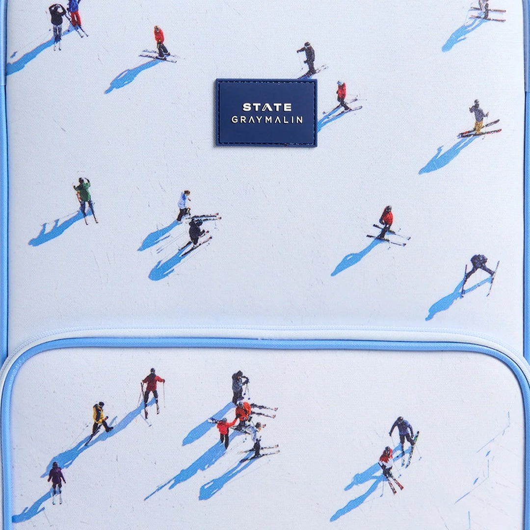 Gray Malin Logan Carry On Suitcase Deer Valley Skiers