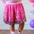 Load image into Gallery viewer, Raspberry Confetti Tutu Skirt
