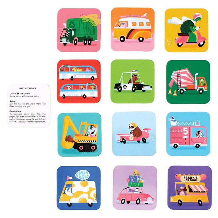 Vroom Vroom Matching Game