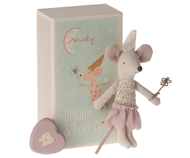 Tooth Fairy Mouse Little Sister in Matchbox
