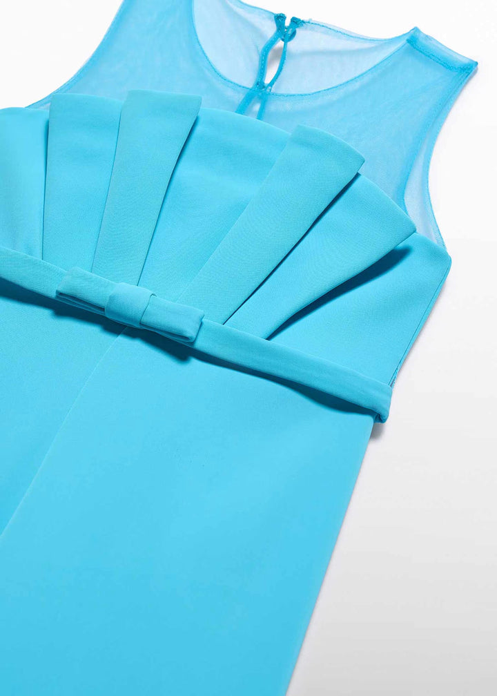 Crepe Jumpsuit Turquoise