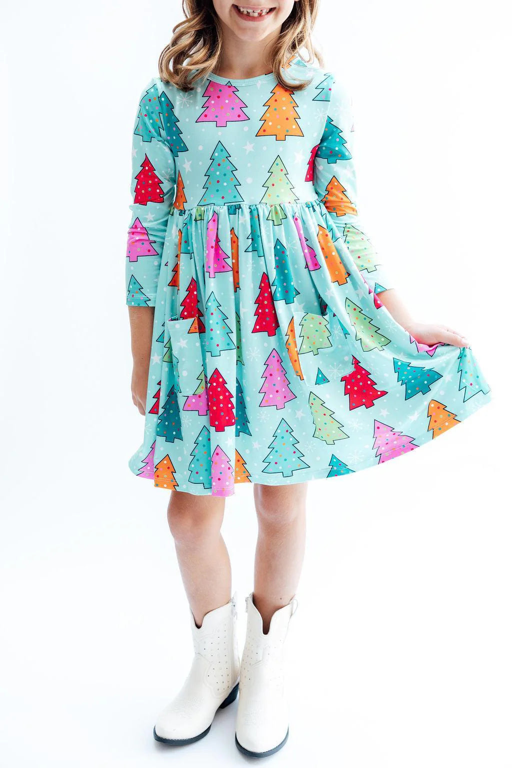Oh Christmas Tree Twirl Dress
