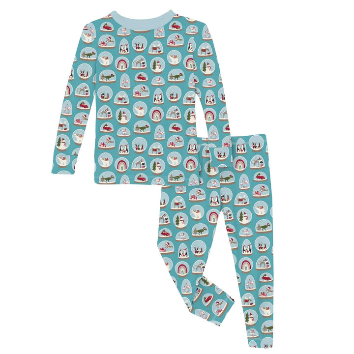 Glacier Snow Globes Pajama Set