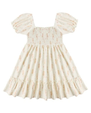 SAGE JERSEY DRESS SEAHORSES