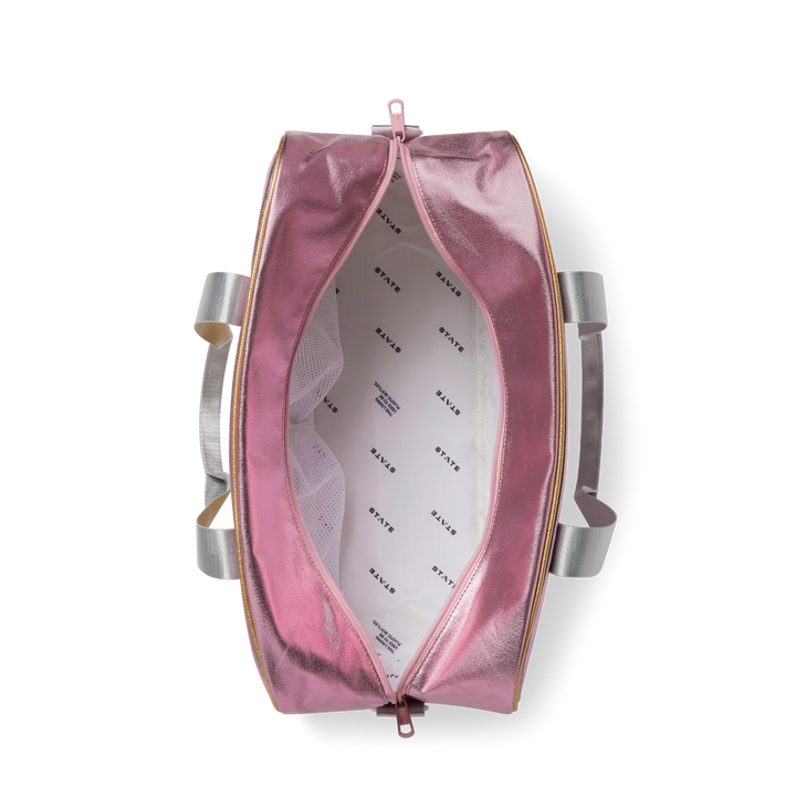 Rockaway Duffle Metallic Pink/Silver