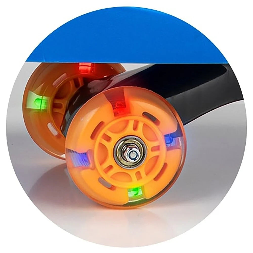 Plasma Glow Light Up Wheels Ride On Toy – Blue &amp; Red