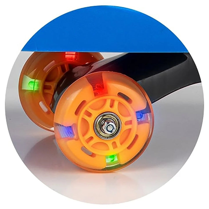 Plasma Glow Light Up Wheels Ride On Toy – Blue &amp; Red
