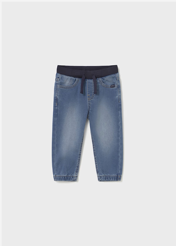 Soft Denim Jogger Pant
