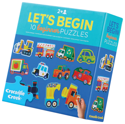 Let's Begin Box Puzzle 2pc Vehicle
