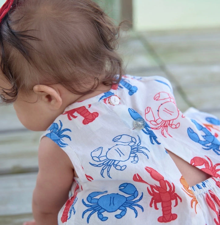 Baby Girls Jaipur 2pc Set Lobsters & Crabs