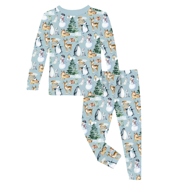 Sky Winter Woodland Pajama Set