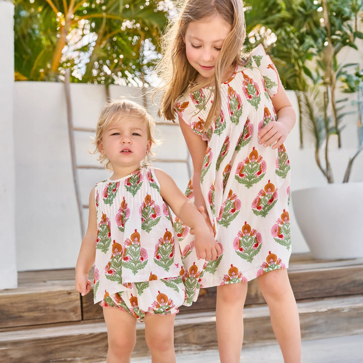 Girls Jaipur Dress Pink Bellflower