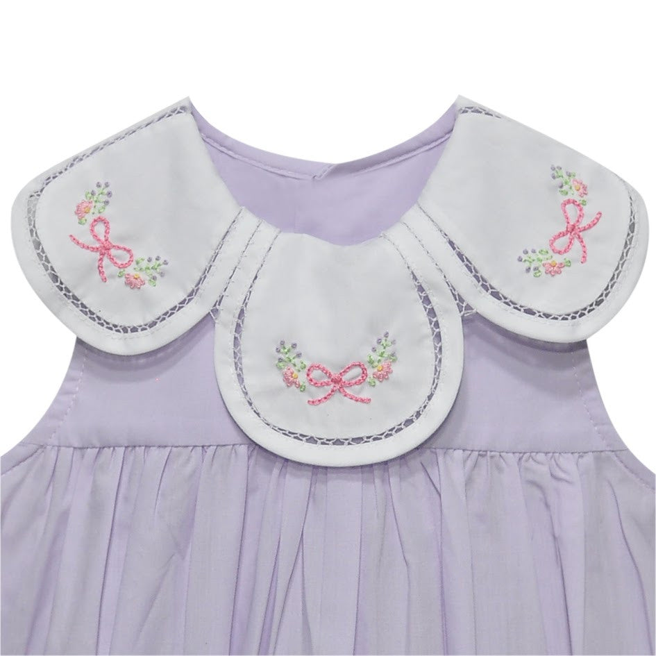 Anna Mae Dress Violet Vines