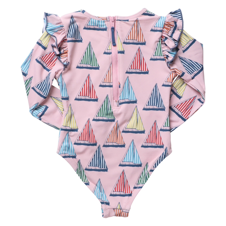 Girls Rachel Suit Pink Regatta