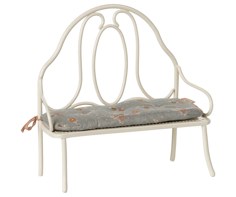 Vintage Bench Miniature Off White