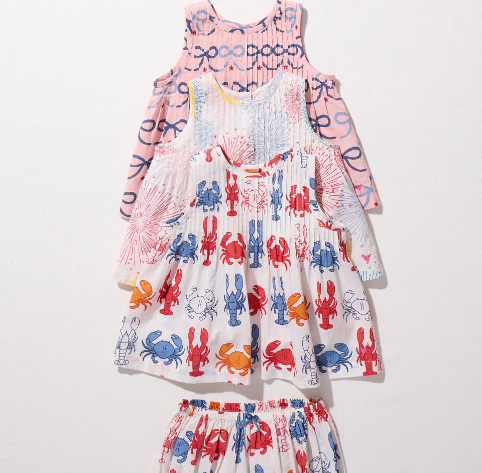 Baby Girls Jaipur 2pc Set Lobsters & Crabs