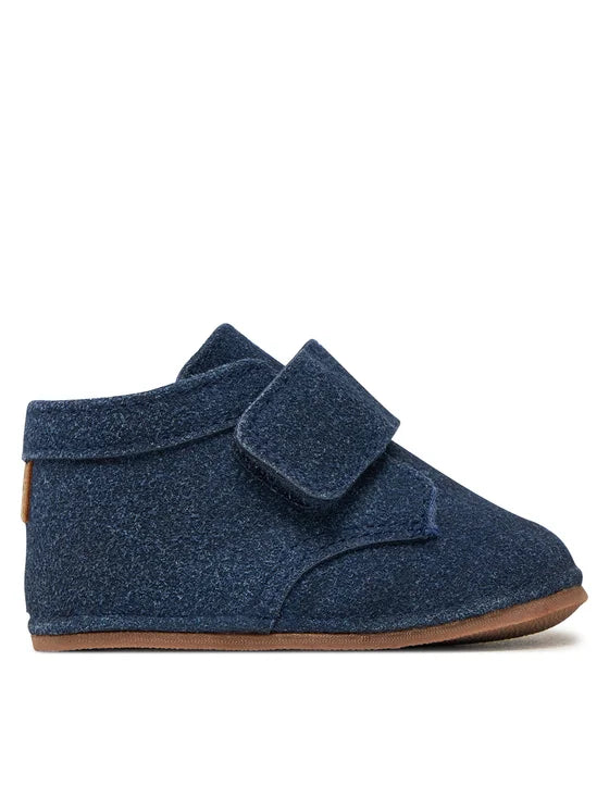 Blue Suede Booties