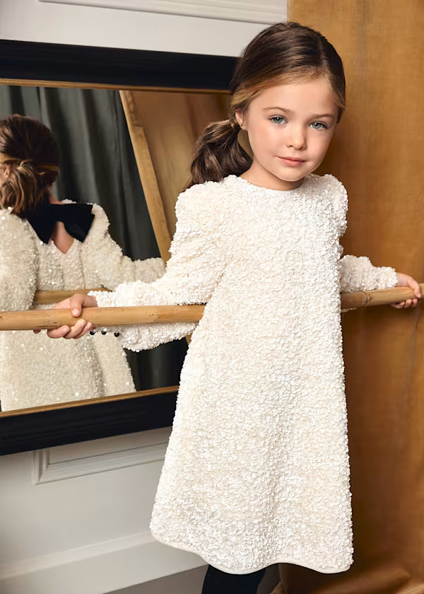 A-line Sequin Dress