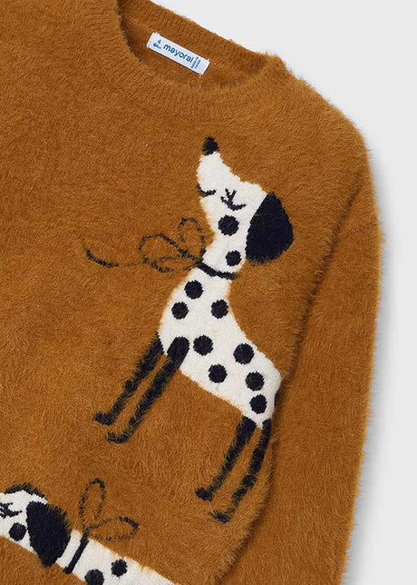 Intarsia Puppies Sweater