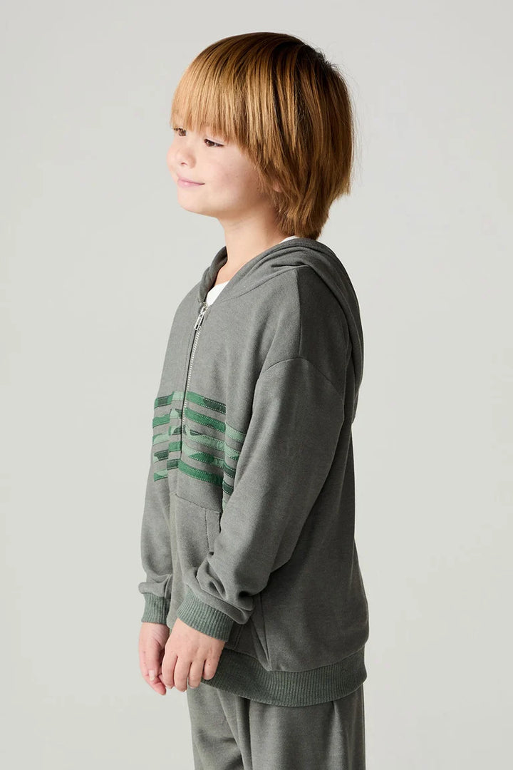 Cool Camo Boys Zip Up