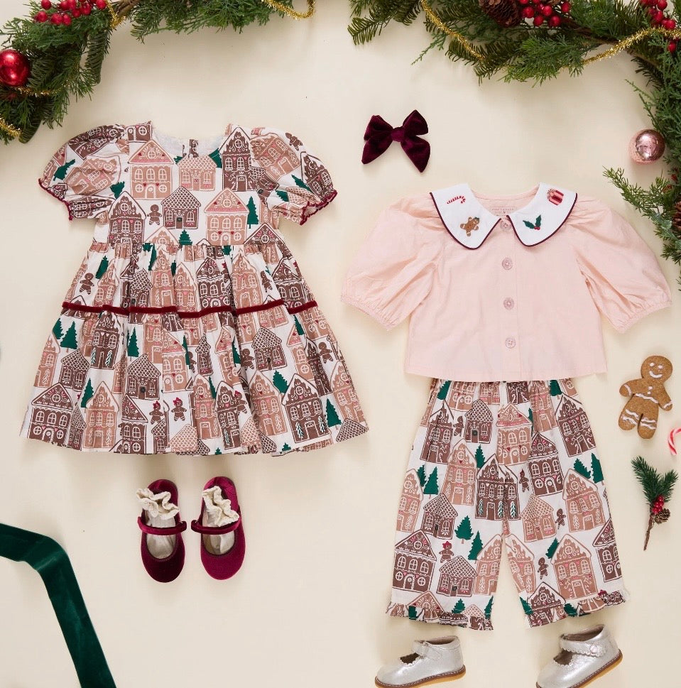 Noelle 2pc Set Gingerbread Houses