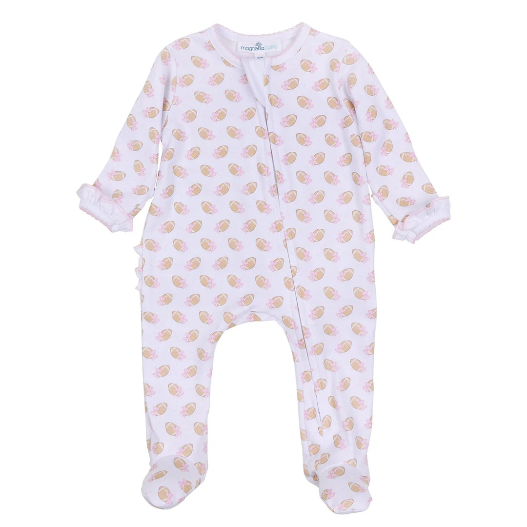 Touchdown Cutie Ruffle Footie