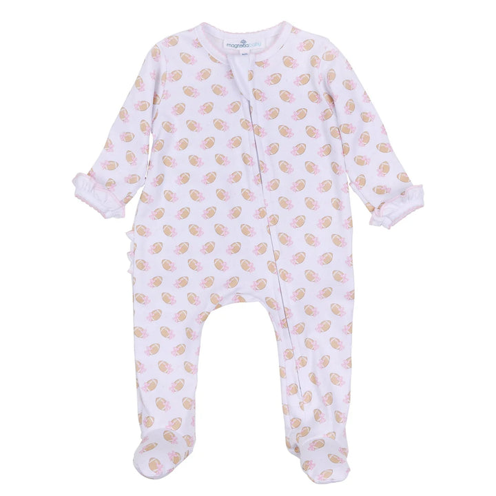 Touchdown Cutie Ruffle Footie