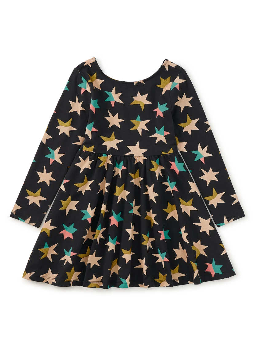 Printed Ballet Dress - Metallic Stars