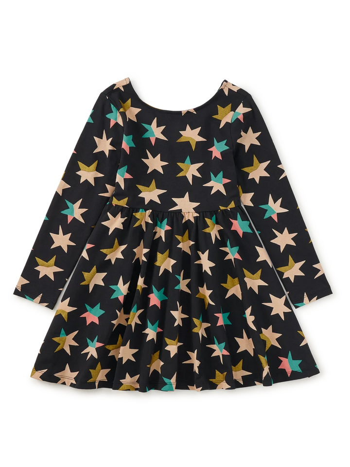 Printed Ballet Dress - Metallic Stars