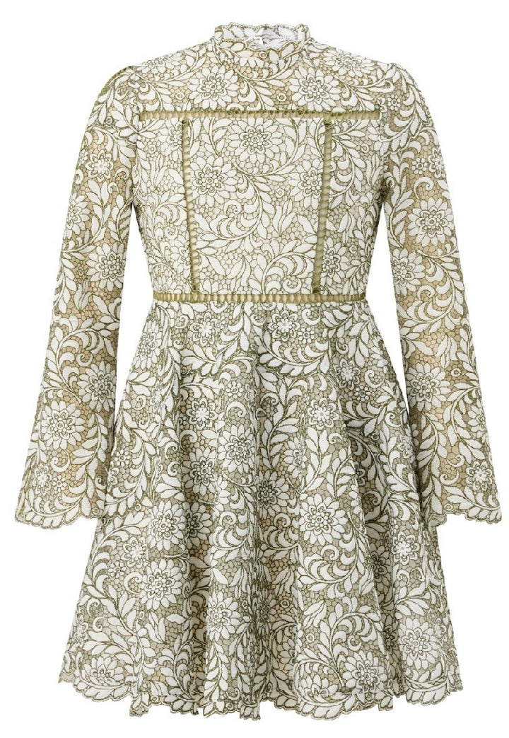Primrose Embroidery Mini Dress