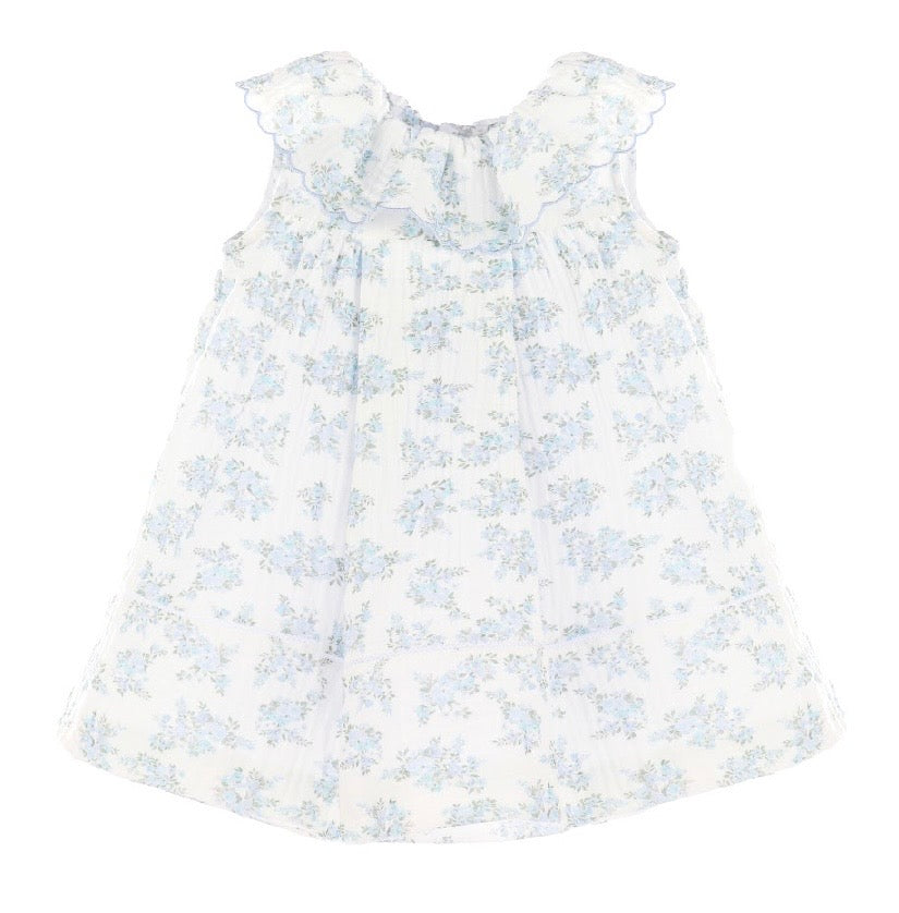 Floral Bluffs Ruffle Dress