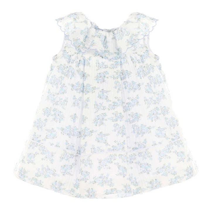 Floral Bluffs Ruffle Dress