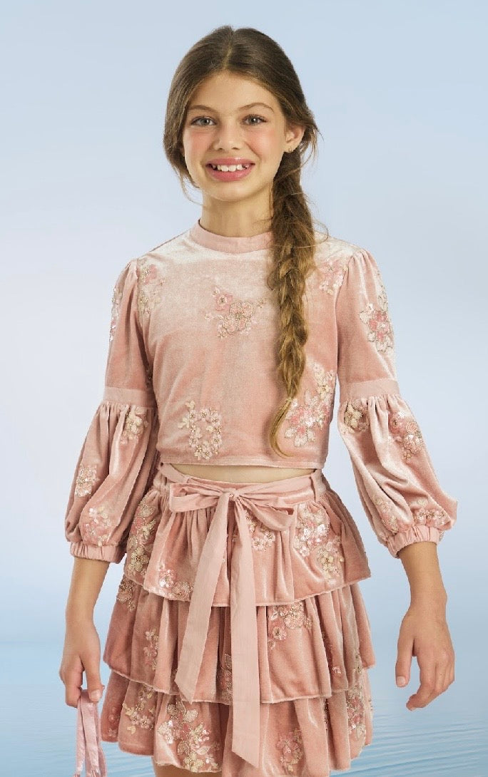 Destiny Velvet Top