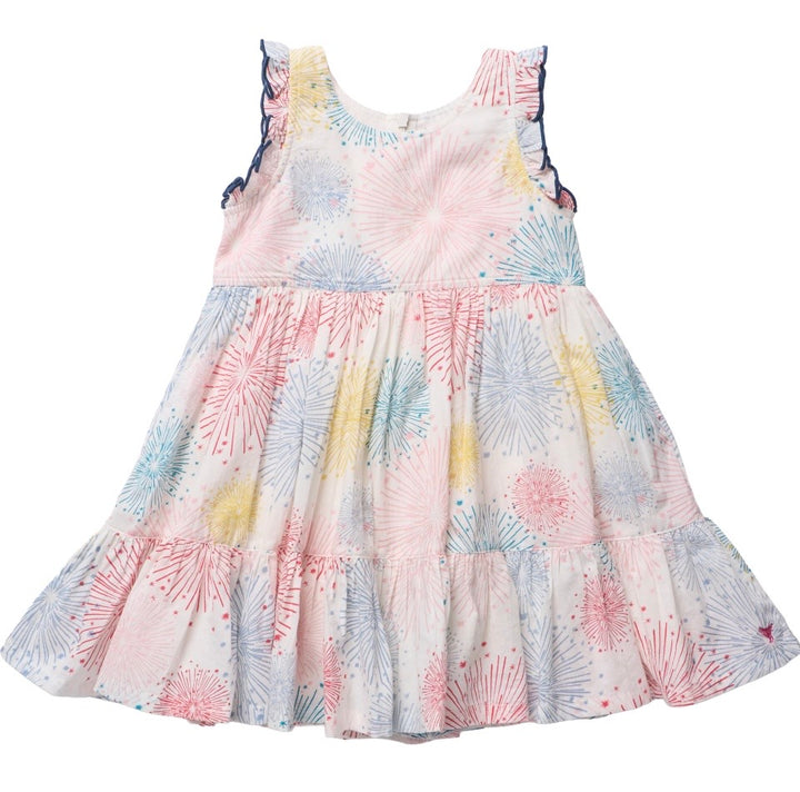 Girls Kelsey Dress Fireworks