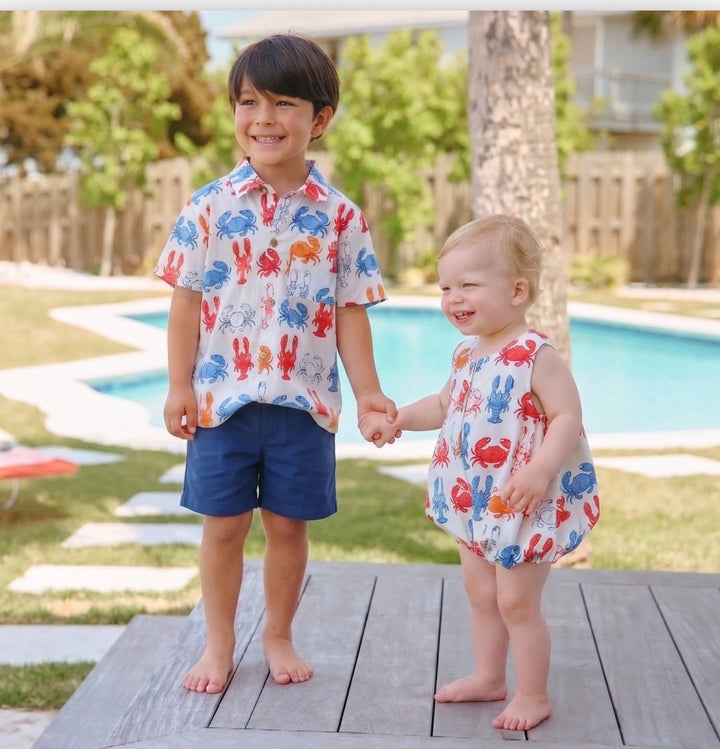 Baby Riley Jumper Lobsters & Crabs