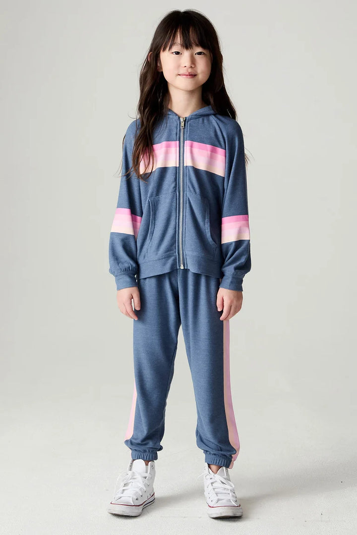Multi Stripe Girls Jogger