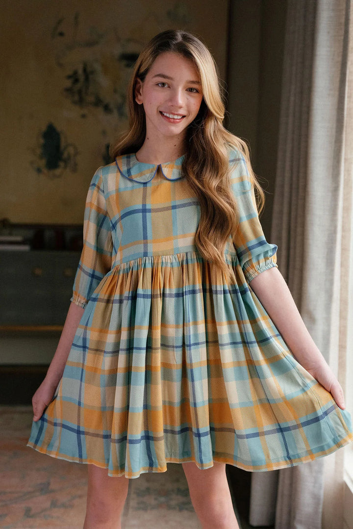 Annabel Plaid Dress