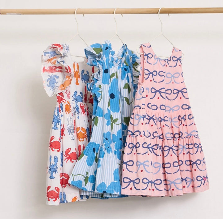Girls Elsie Dress Lobsters & Crabs