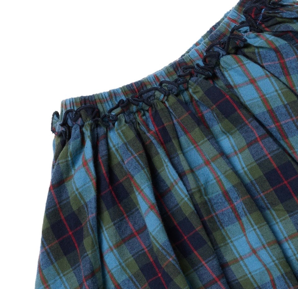Gianna Skirt Blue Tartan