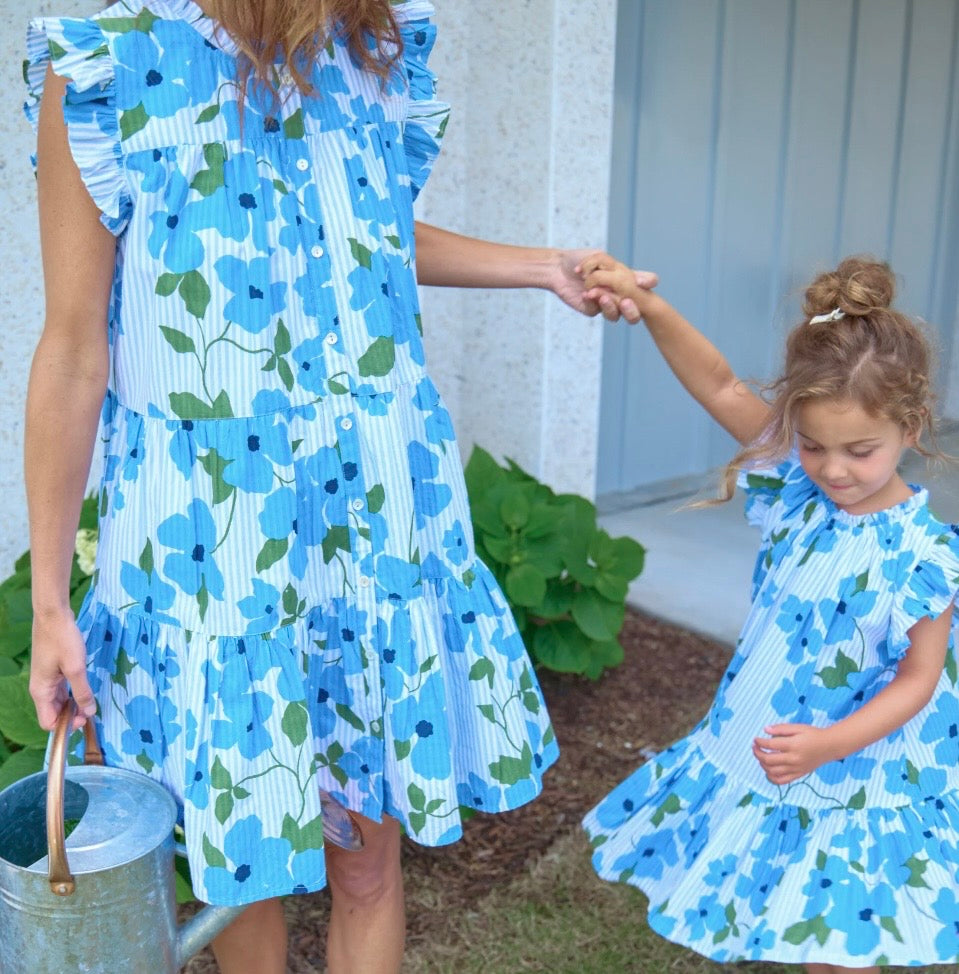 Girls Harper Dress Hibiscus Floral