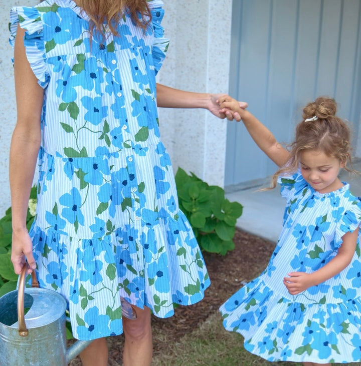 Girls Harper Dress Hibiscus Floral