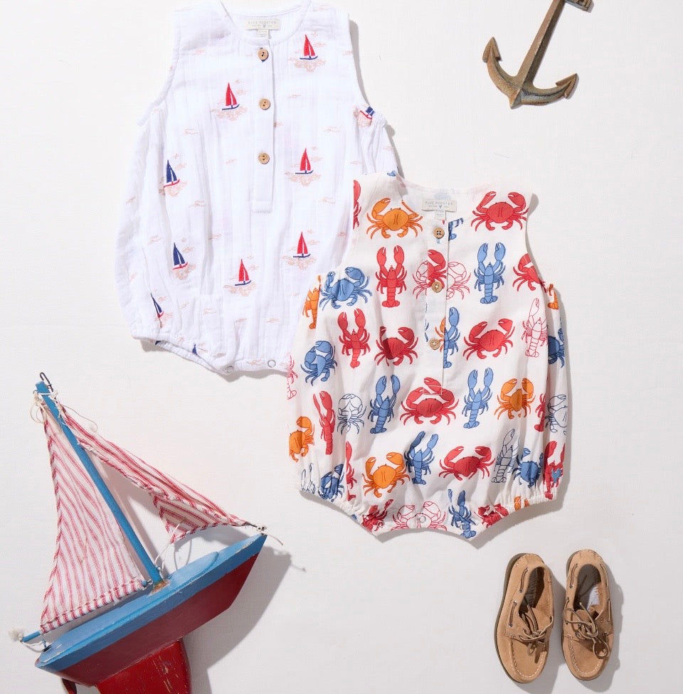 Baby Riley Jumper Lobsters & Crabs