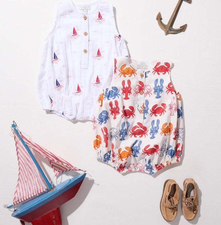 Baby Riley Jumper Lobsters & Crabs