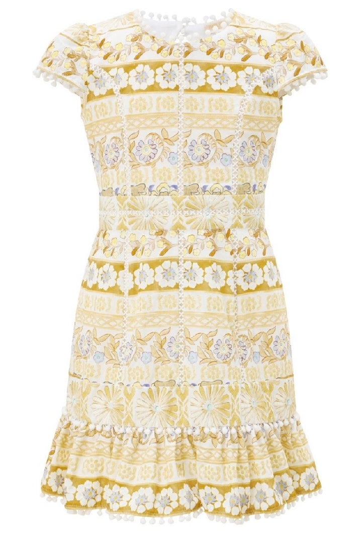 Lara Embroidery Mini Dress