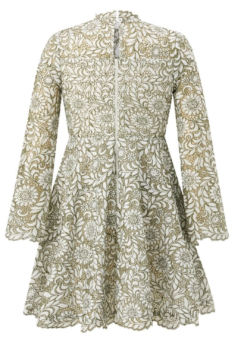 Primrose Embroidery Mini Dress
