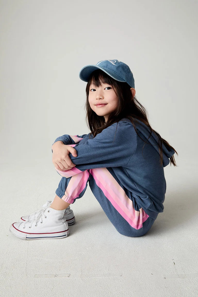 Multi Stripe Girls Jogger