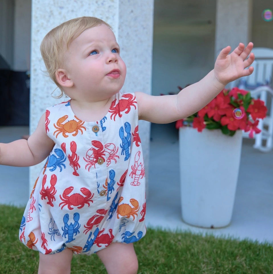 Baby Riley Jumper Lobsters & Crabs