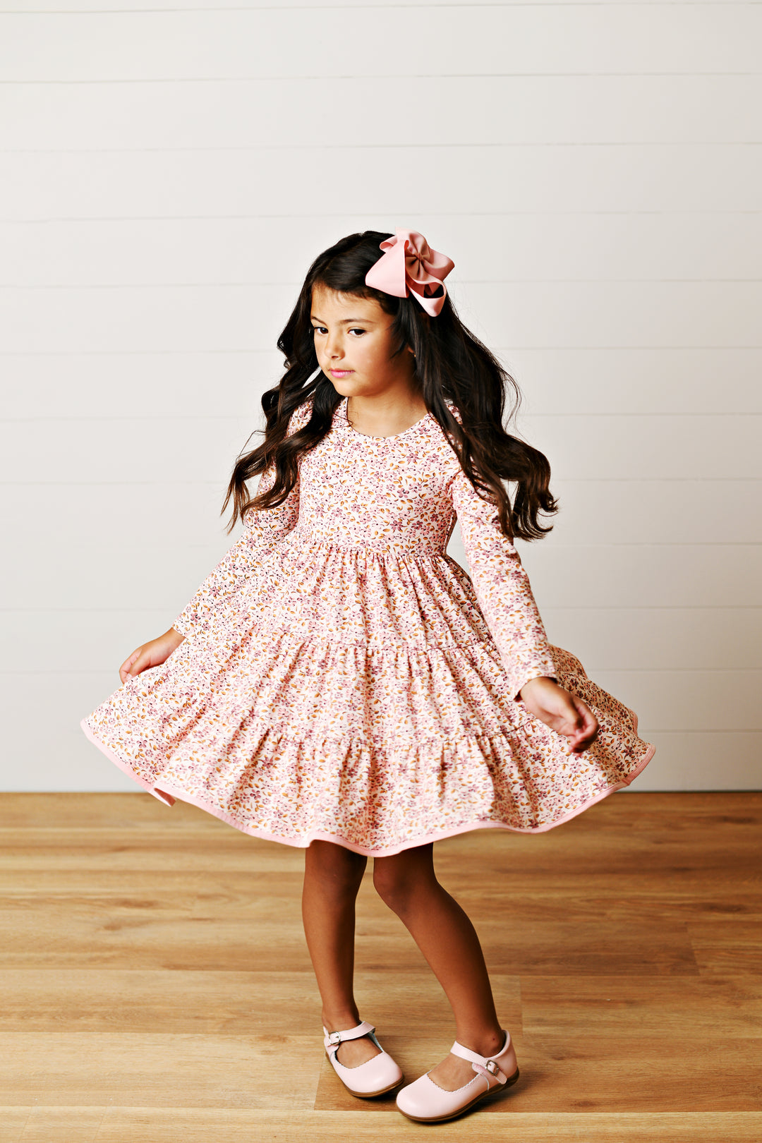 Floral Tier Twirl Dress